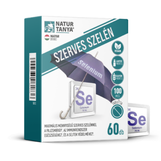 Natur Tanya® SZERVES SZELÉN – Jól hasznosuló, maximális mennyiségű organikus L-szelenometionin forma 