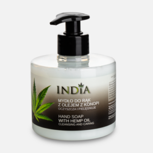 INDIA Cosmetics folyékony szappan kendermagolajjal 300ml