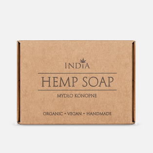 INDIA Cosmetics organikus kenderszappan kendermagolajjal