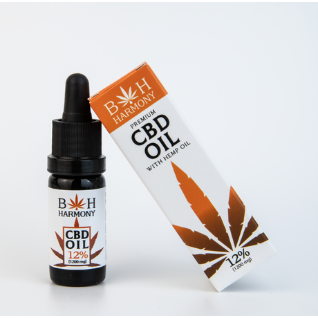 BH Harmony Prémium 12%-os (1200 mg) CBD olaj kenderolajjal