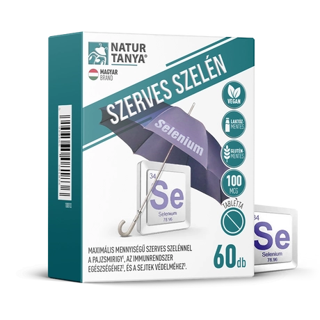 Natur Tanya® SZERVES SZELÉN – Jól hasznosuló, maximális mennyiségű organikus L-szelenometionin forma 