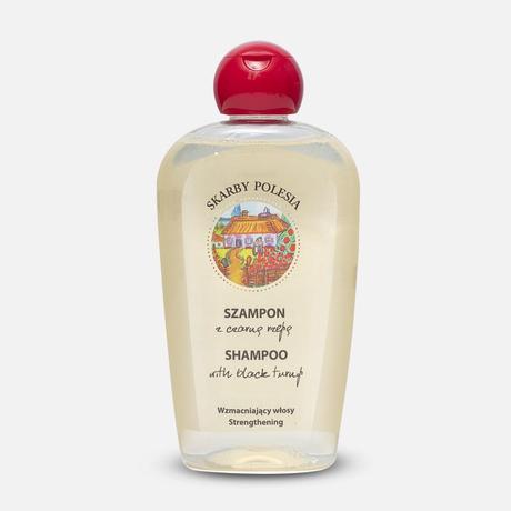 Skarby Polesia Erősítő sampon fekete répával, 250ml
