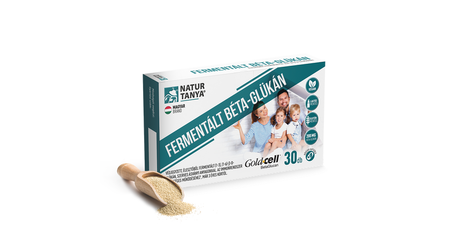 Natur Tanya® FERMENTÁLT BÉTA-GLÜKÁN - sörélesztő sejtfalból fermentált, védjegyzett 1,3/1,6 béta-glükán