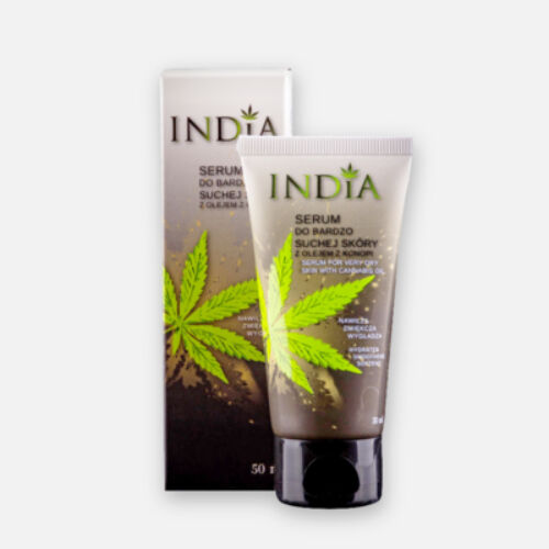 India Cosmetics Bőrkezelő szérum arcra - kézre különösen száraz bőrre kendermagolajjal  50 ml
